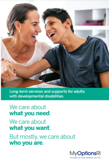 Long-Term Services and Supports for Adults with Developmental Disabilities Brochure
